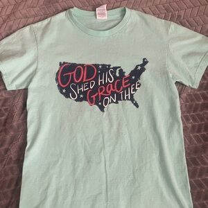 Kids Graphic Tee - Mint Green